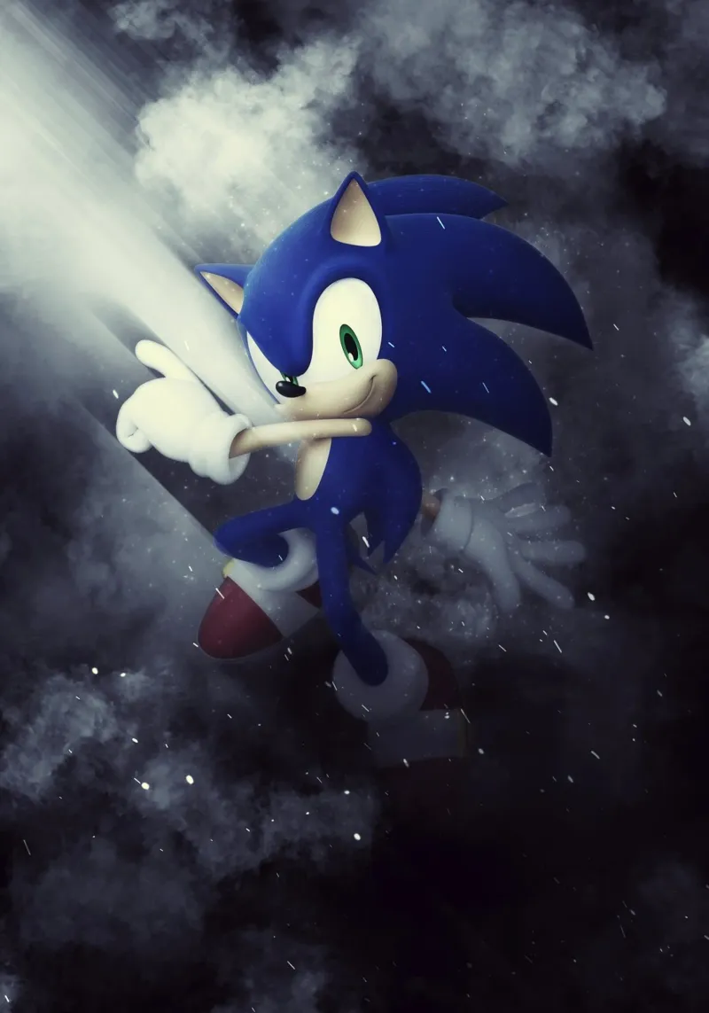 Sonic pellicola backlit da FreeArtStudio