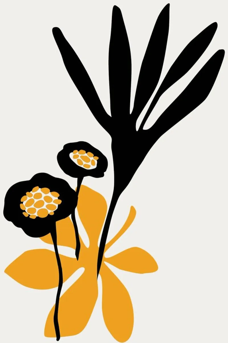 Blossom Beauty No.1 poster con telaio in plastica da Kubistika