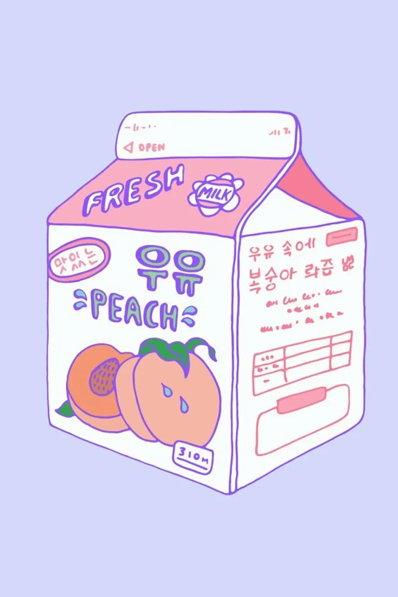 Peach Milk pellicola backlit da Laura O'Connor