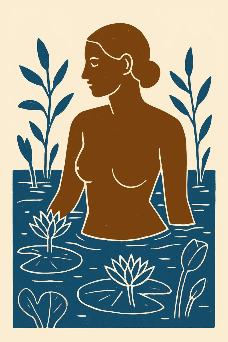 Among The Lilies poster da treechild