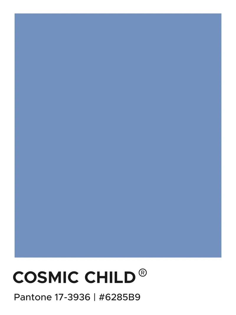 Bambino cosmico Pantone carta hahnemühle da Paigaam Studio