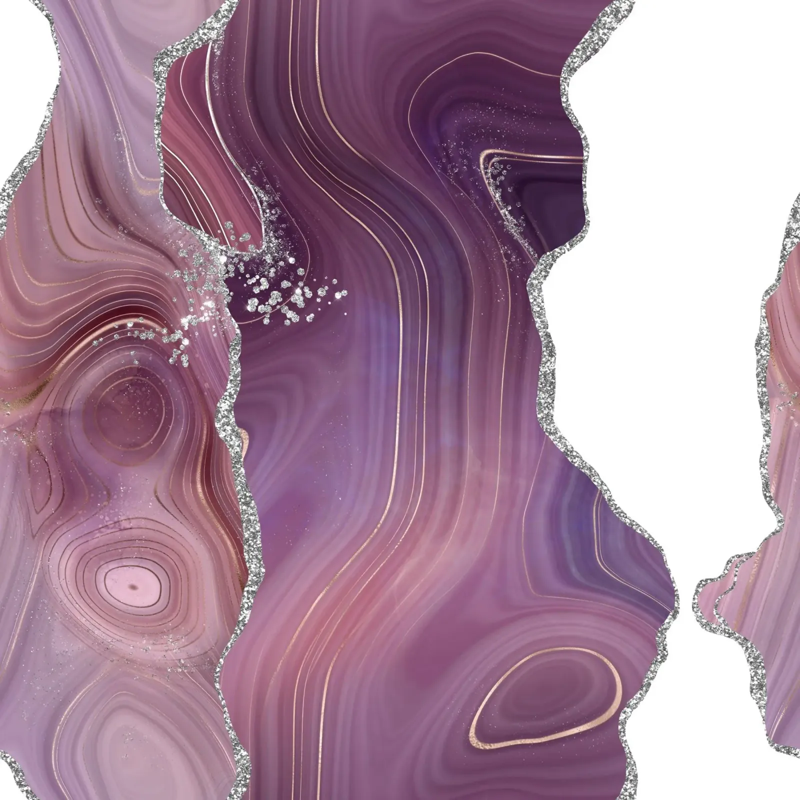 Agata malva e argento Texture 05 tela da Gemstone Textures
