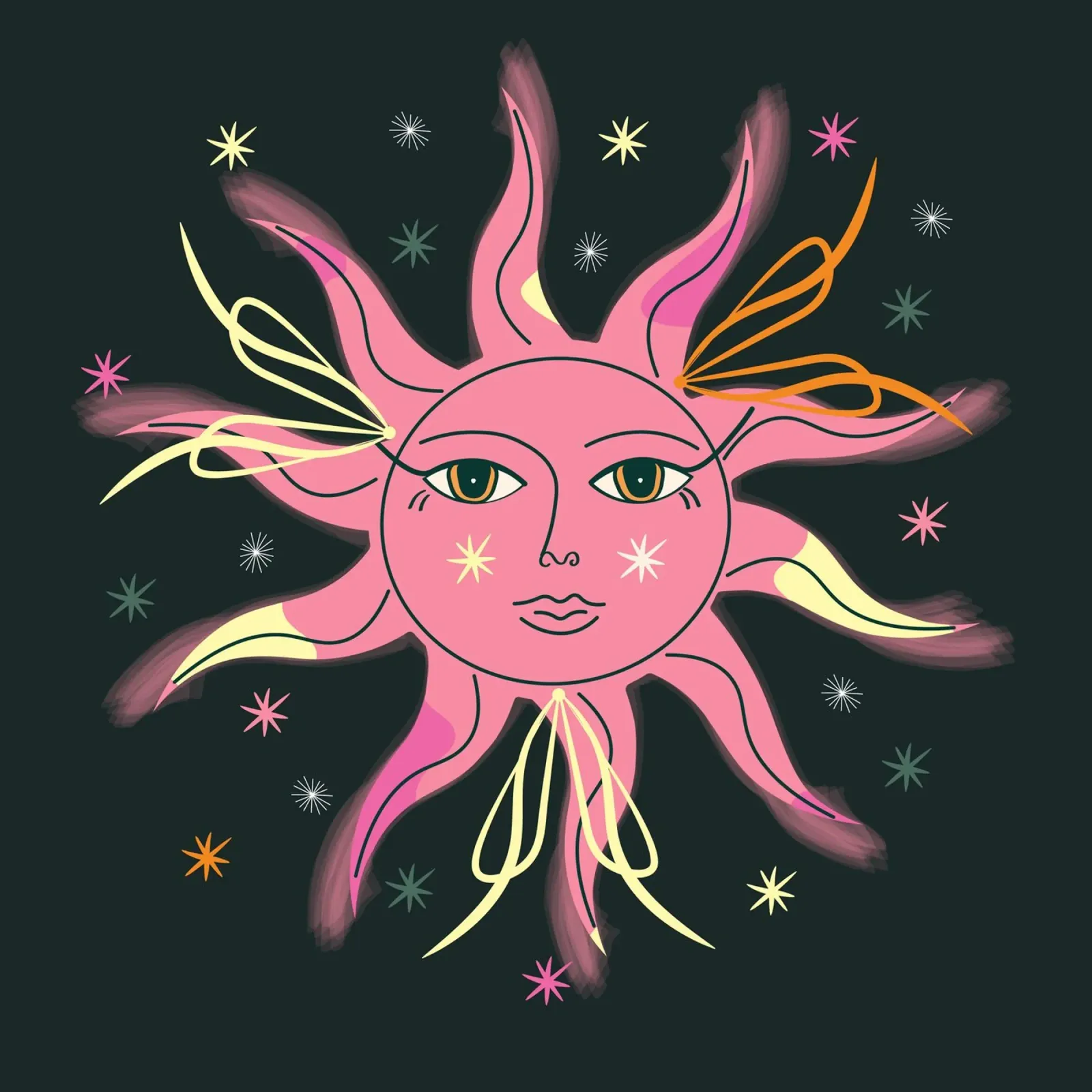 Sunny Sun Hahnemühle von Silvie Illustration