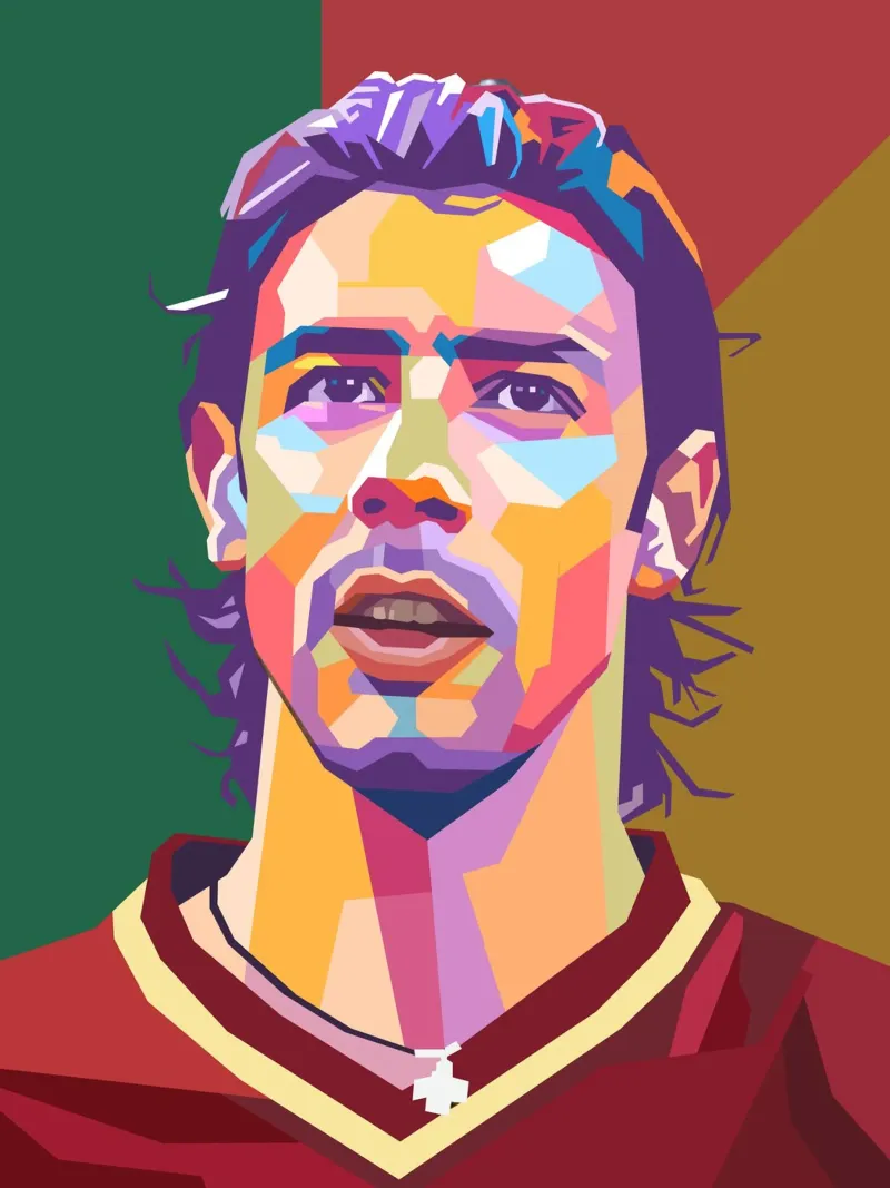 Rui Costa iconic football player canvas by Hantamrata