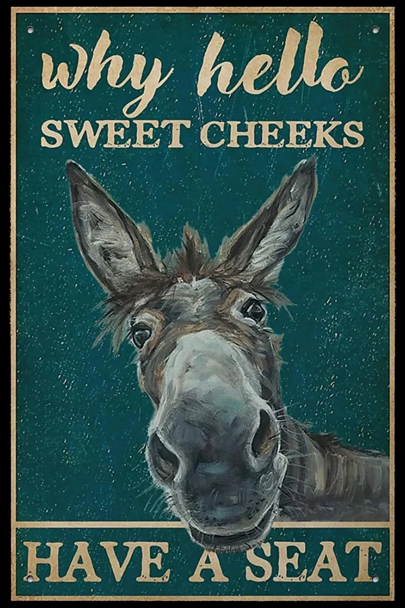 Süßes Bäckchen Esel Poster von Aaronshop