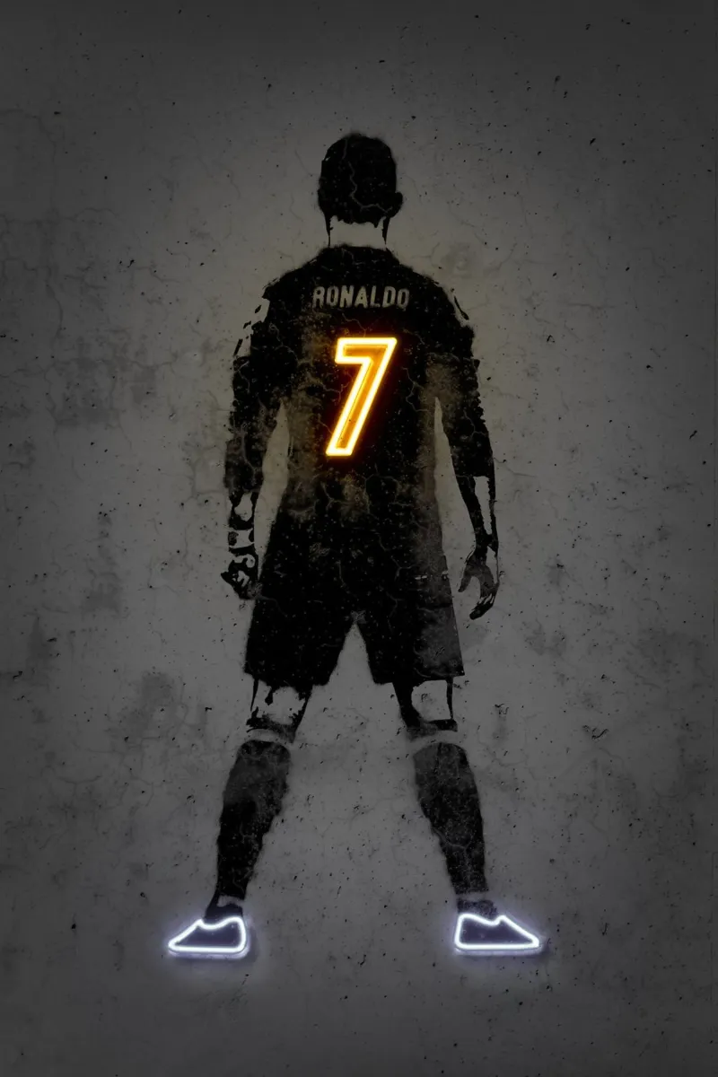 Cristiano poster con telaio in legno da Octavian