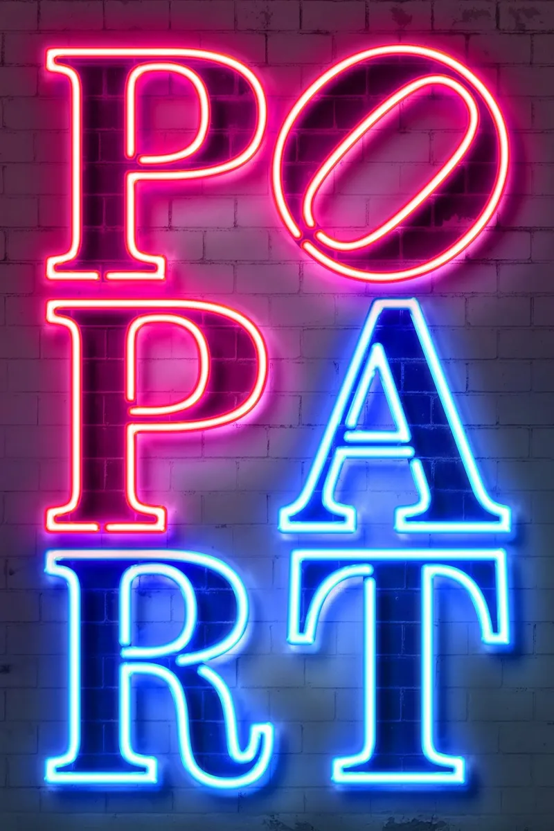 Pop Art poster con telaio in alluminio da Octavian