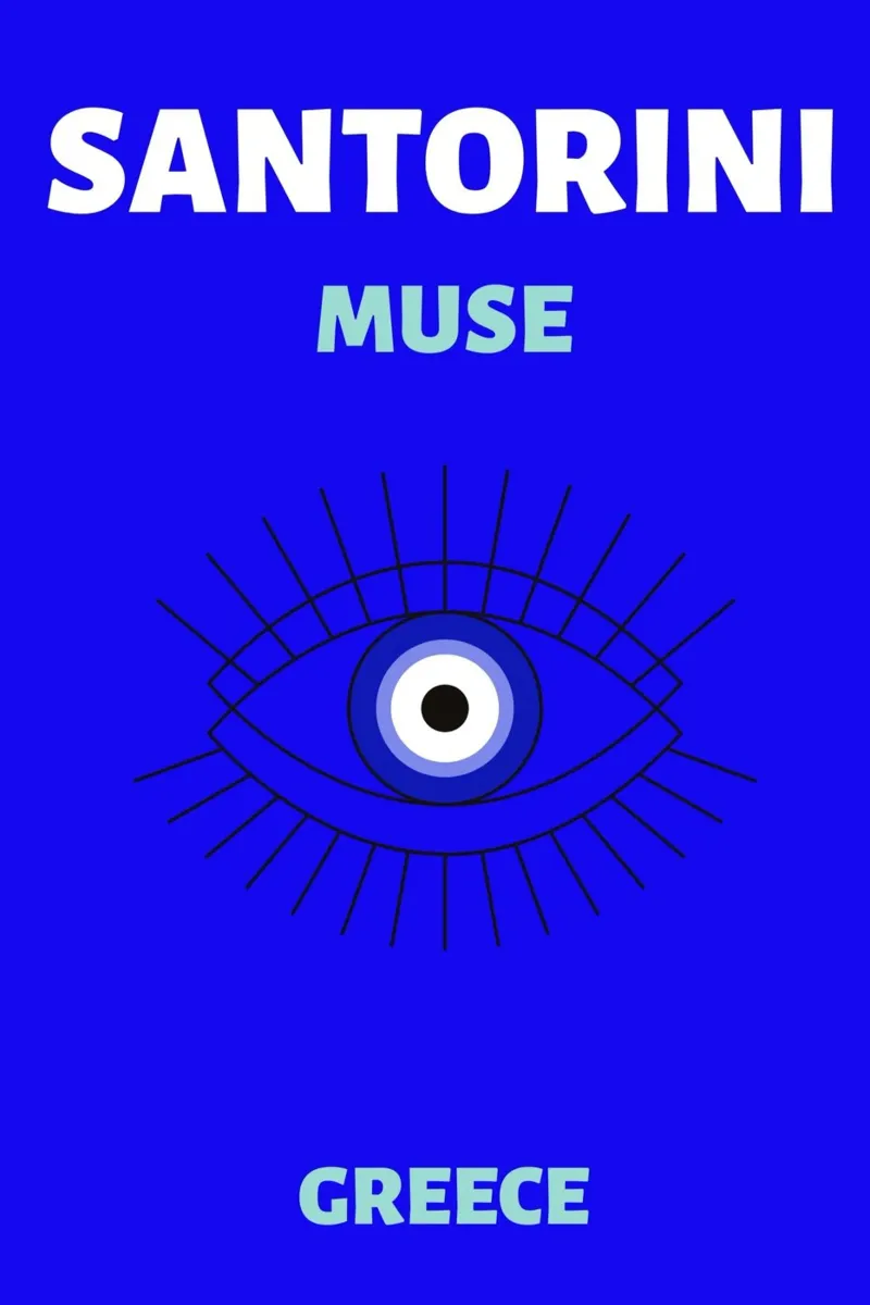 Boze Oog Psychedelische Pop Art Mystieke Beschermende Amulet canvas met Baklijst van NorwesClub