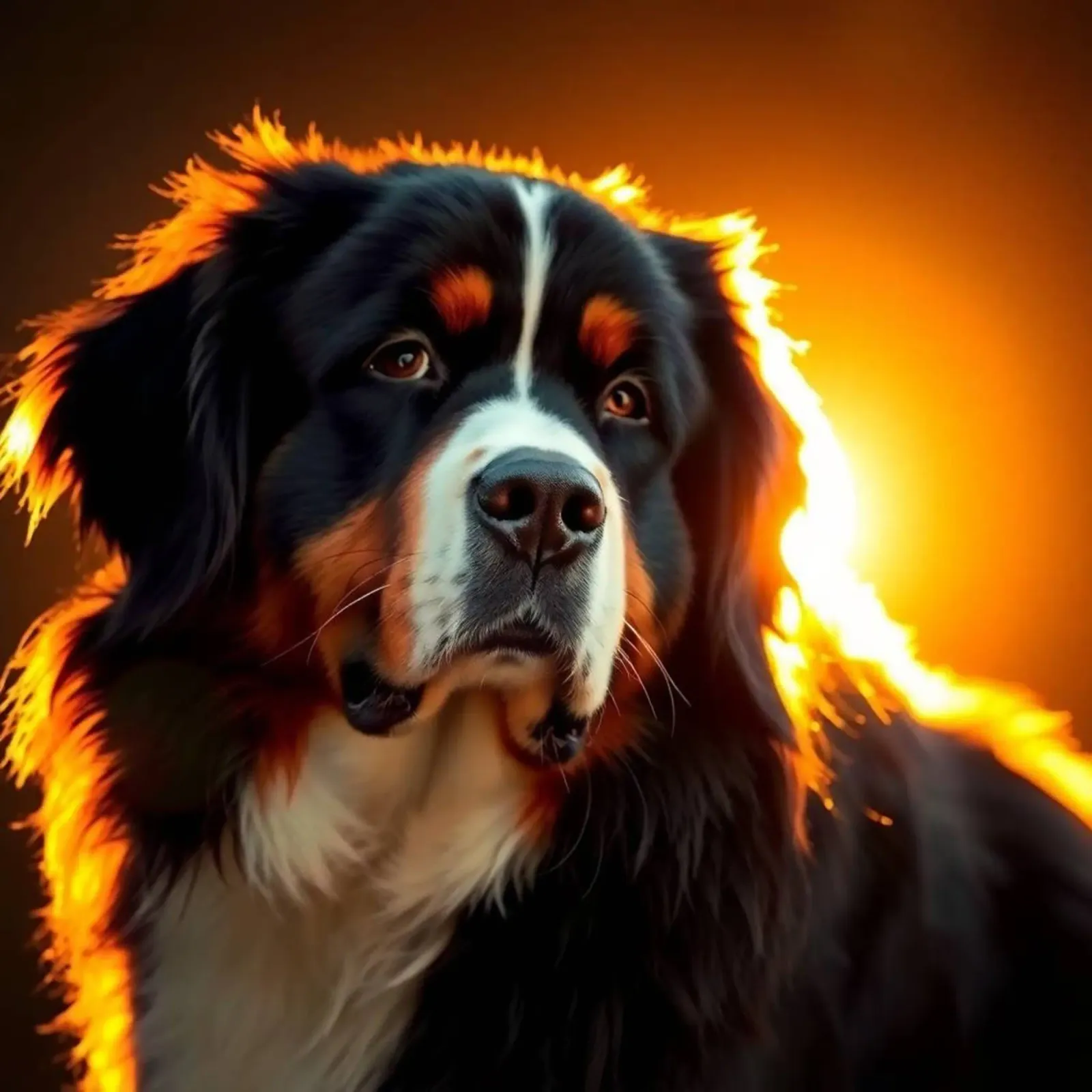 Bellissimo cane da montagna bernese #139 plexiglass da Yumis.Beargang.and.Me