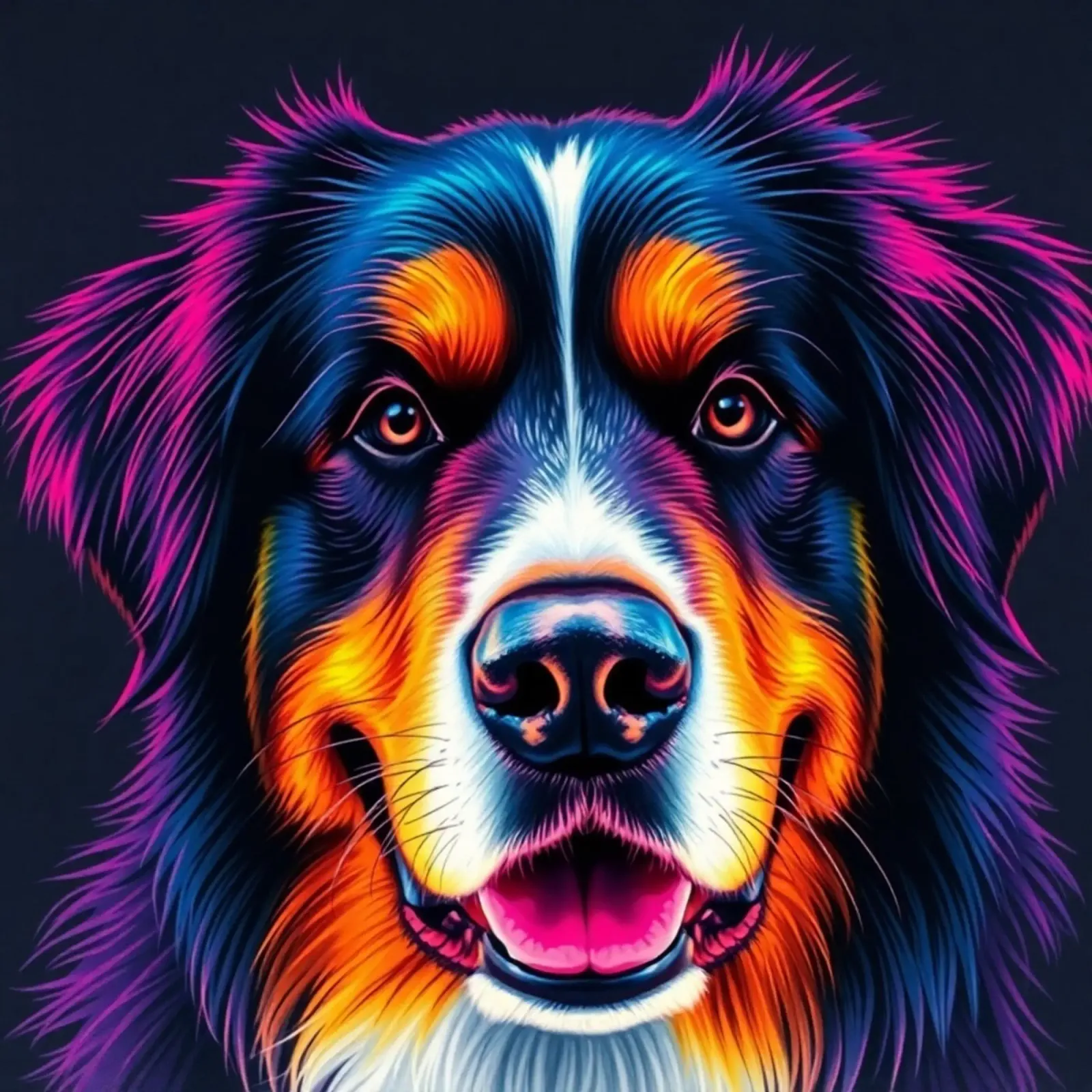 Bellissimo cane da montagna bernese #141 pellicola backlit da Yumis.Beargang.and.Me