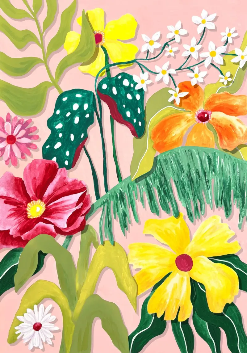 Flores y Plantas carta hahnemühle da karenmenzenbach