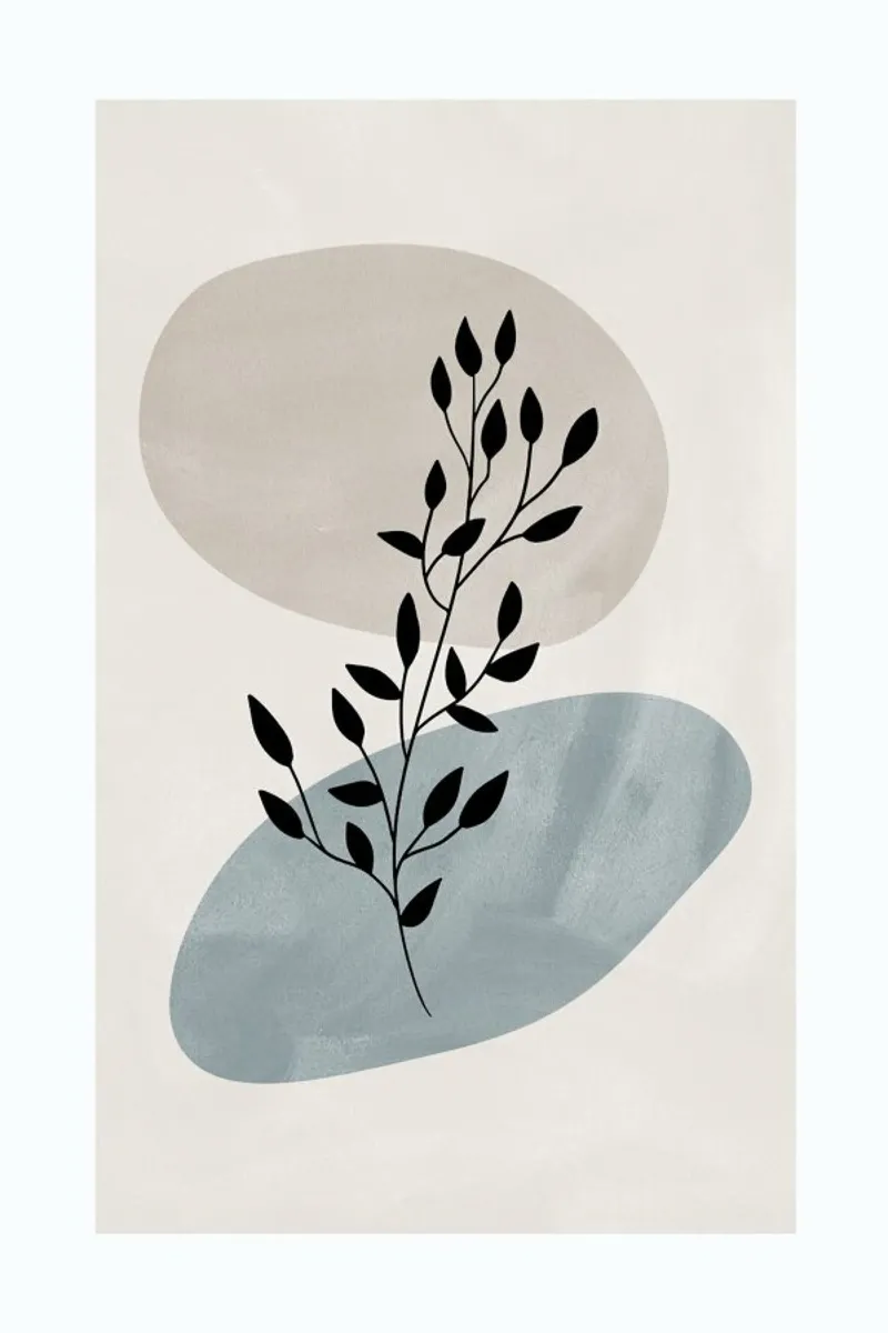 Lake Reed poster with wooden frame by Pure