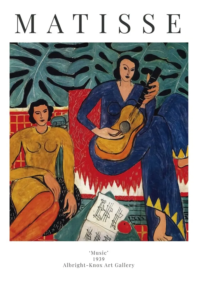 Henri Matisse - Musica - Mostra poster con telaio in plastica da Perdana shop