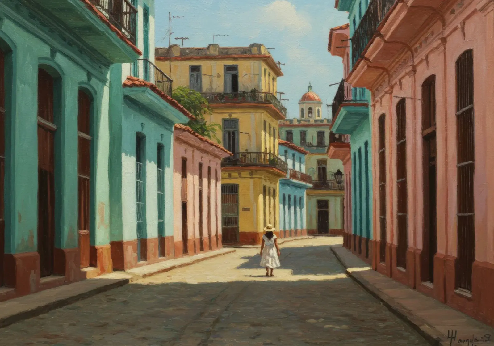 L'Avana, Cuba pellicola backlit da Art Center