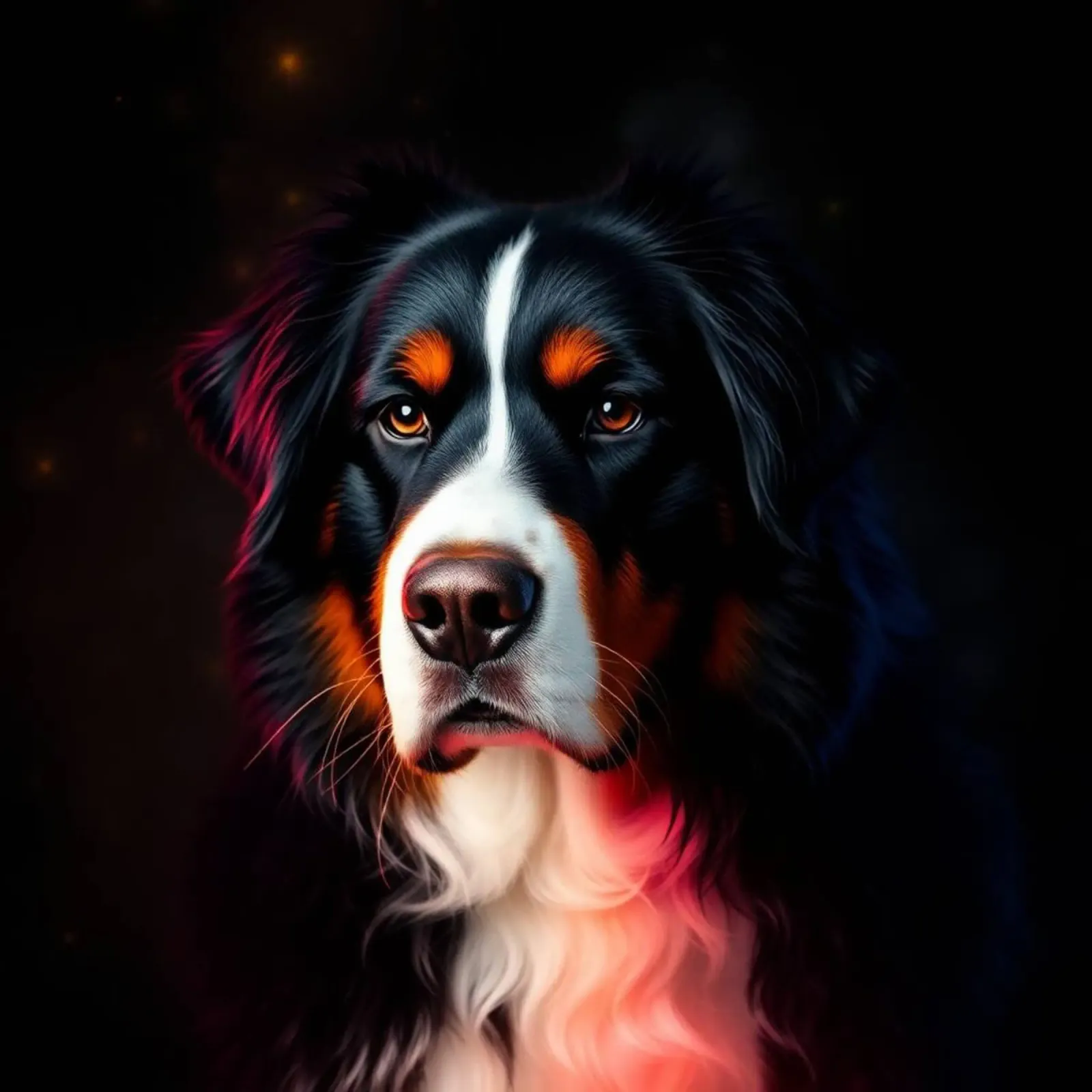 Bellissimo cane da montagna bernese #152 pellicola backlit da Yumis.Beargang.and.Me