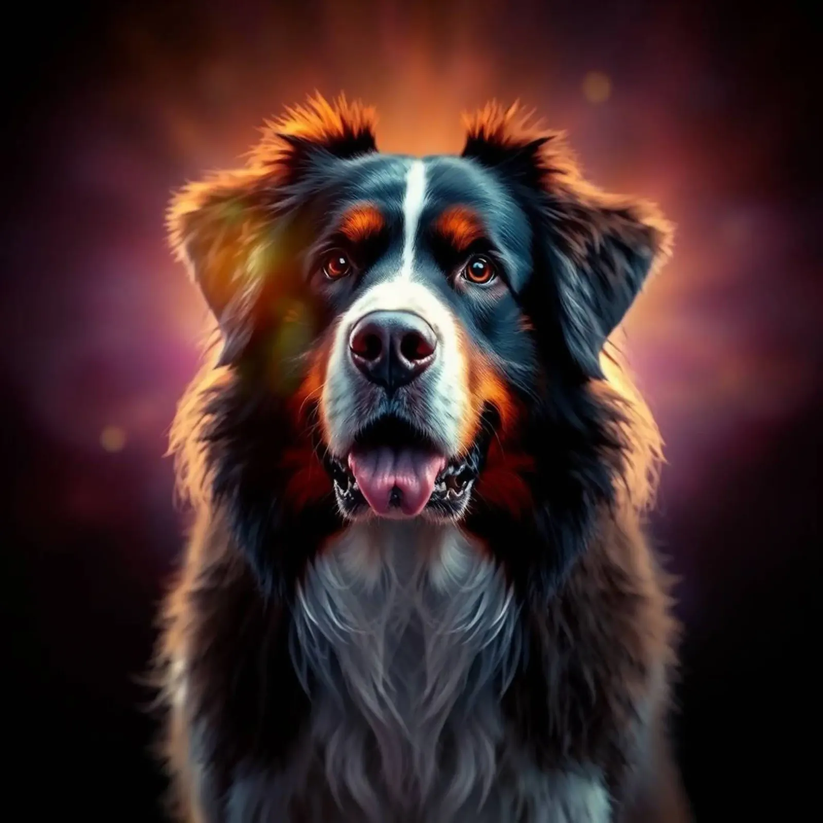 Bellissimo cane da montagna bernese #155 poster da Yumis.Beargang.and.Me