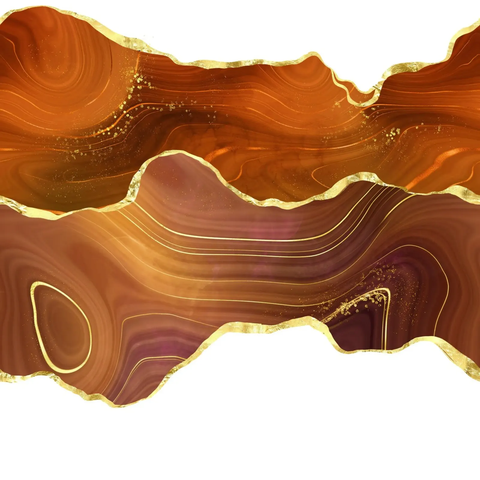 Arancione Oro Glitter Agata Texture 05 pellicola backlit da Gemstone Textures