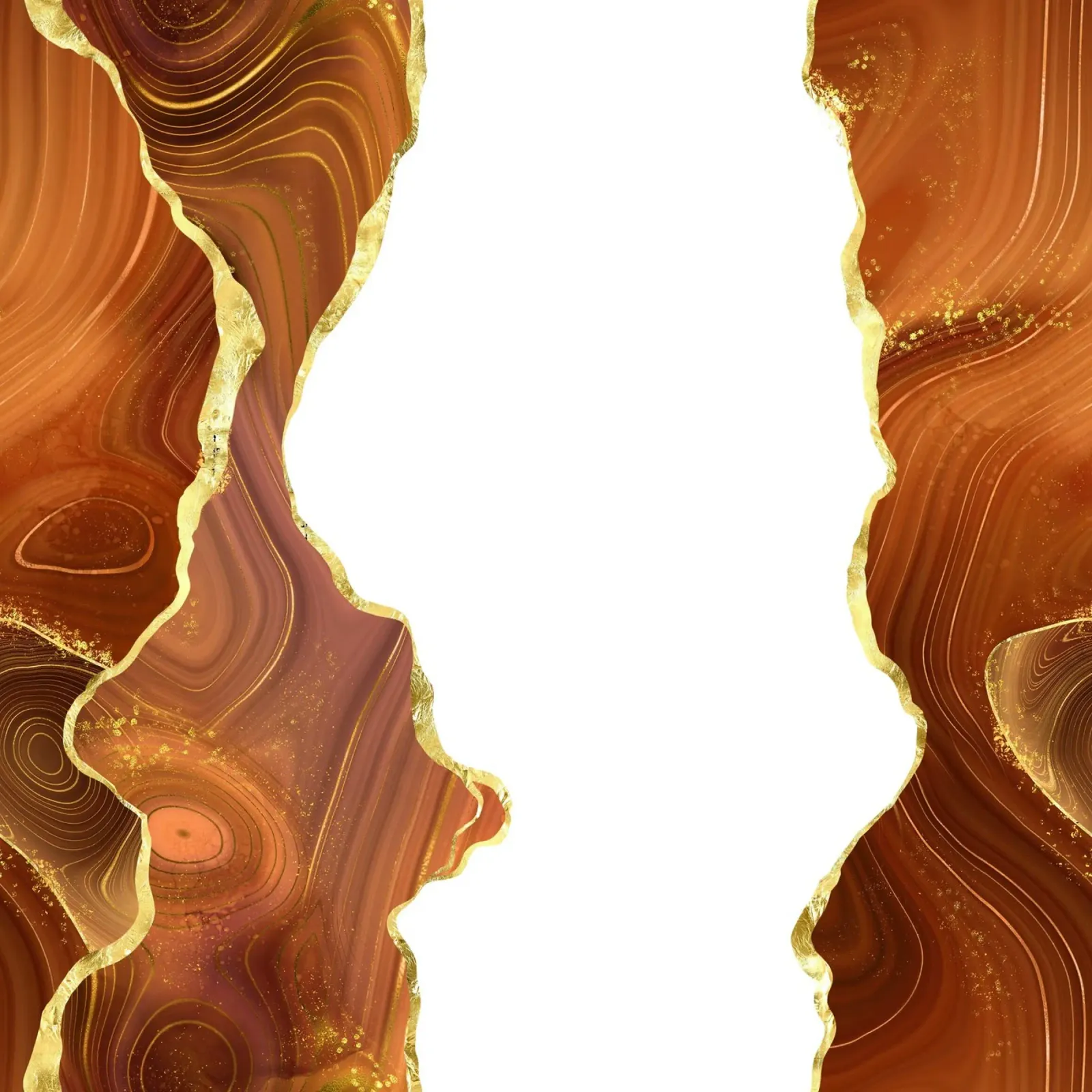 Texture Agate orange pailletée 07 poster de Gemstone Textures