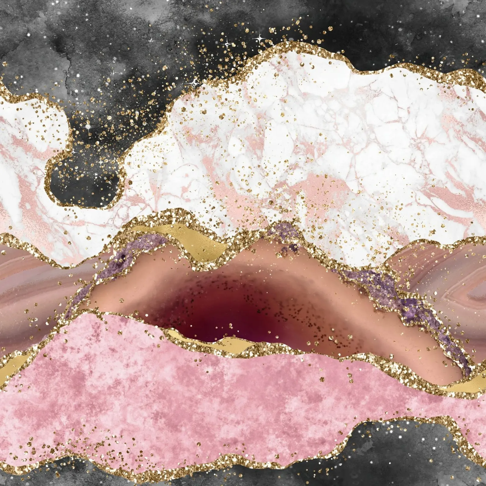 Texture Agata rosa glitterata 01 pellicola backlit da Gemstone Textures