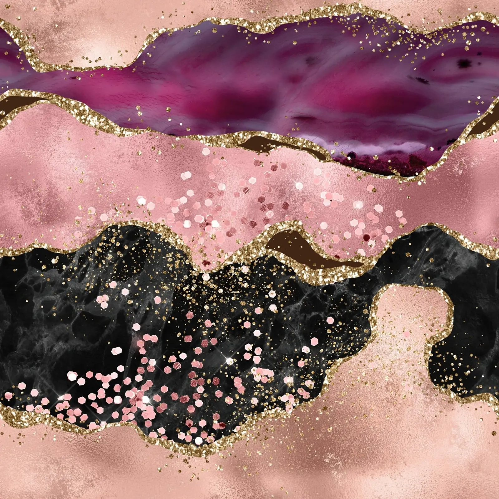 Agata rosa glitterata Texture 02 pellicola backlit da Gemstone Textures