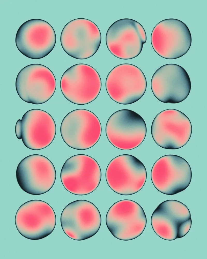 ORBS 24 alluminio dibond da Jazzberry Blue