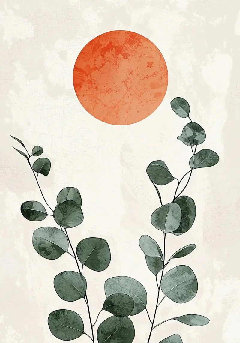 sole foglie fogliame botanico pellicola backlit da James Isaac Jackson
