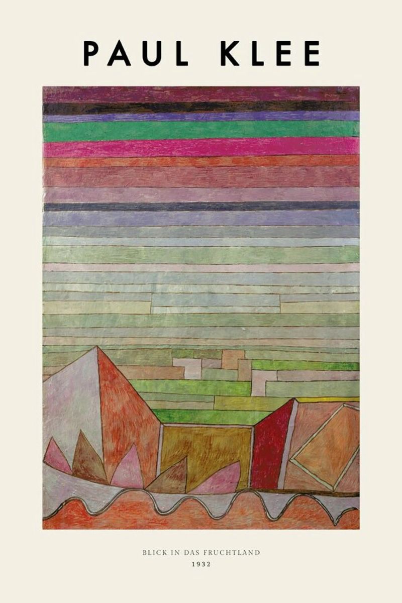 Klee - View into the Fertile Country poster by ARTOTHEK