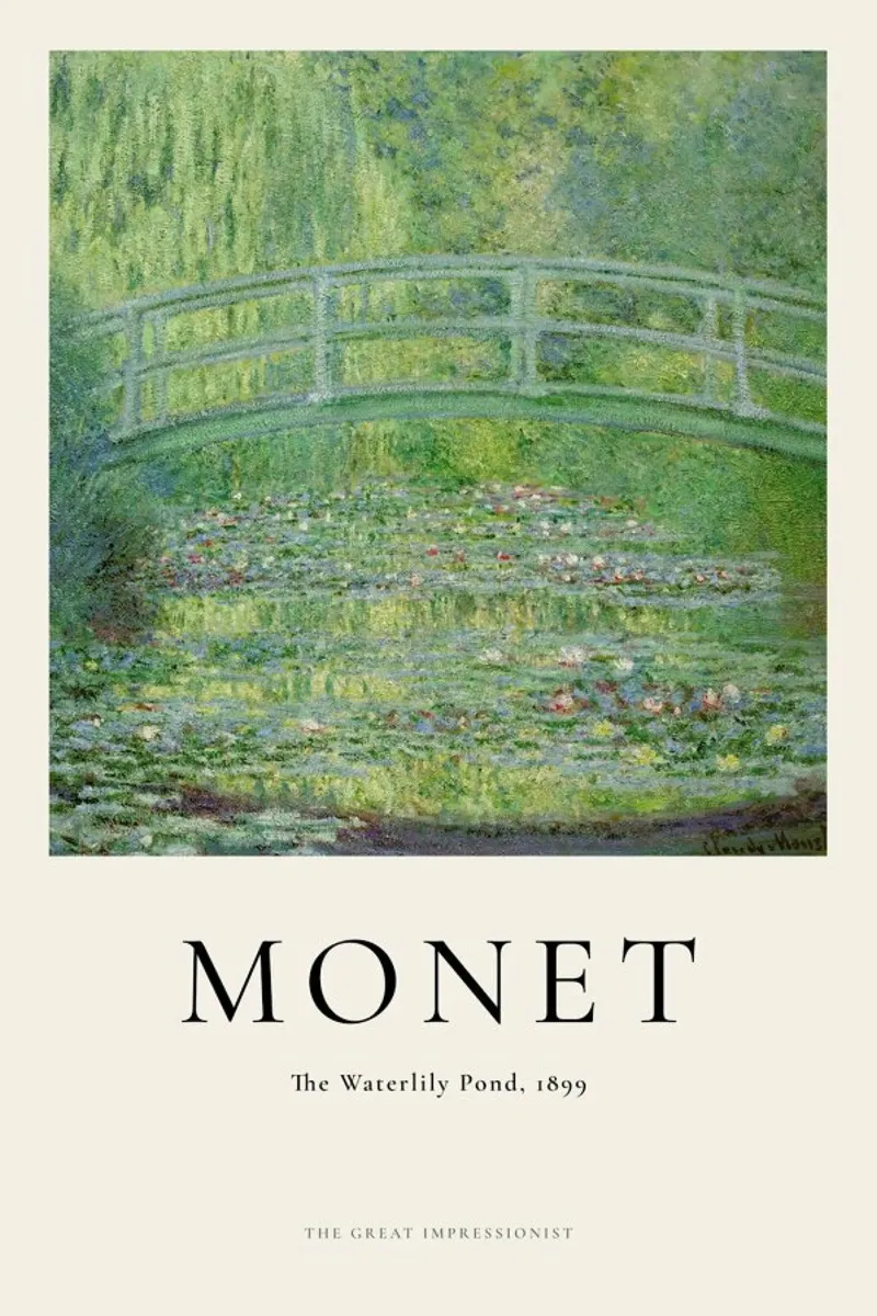 Monet - The Water-Lily Pond poster da ARTOTHEK