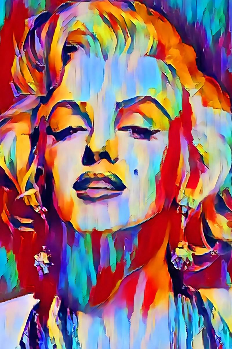 Arte astratta poster da Maegan