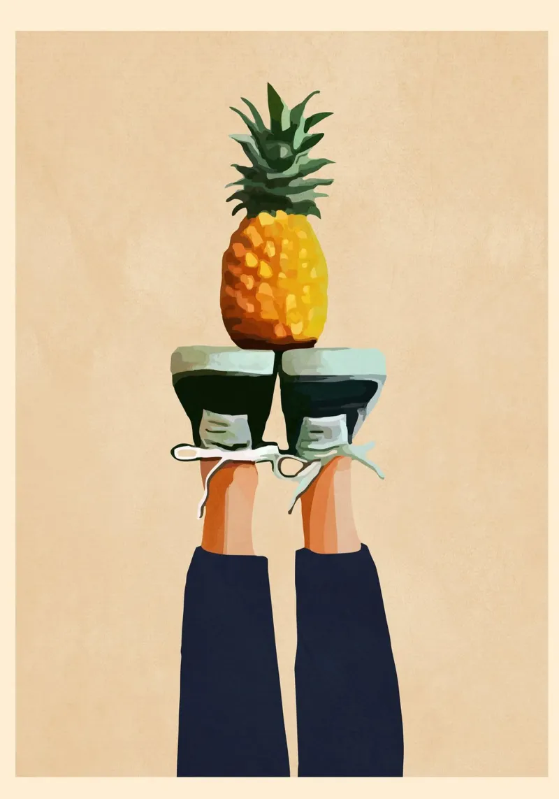 Pineapple pellicola backlit da cityart