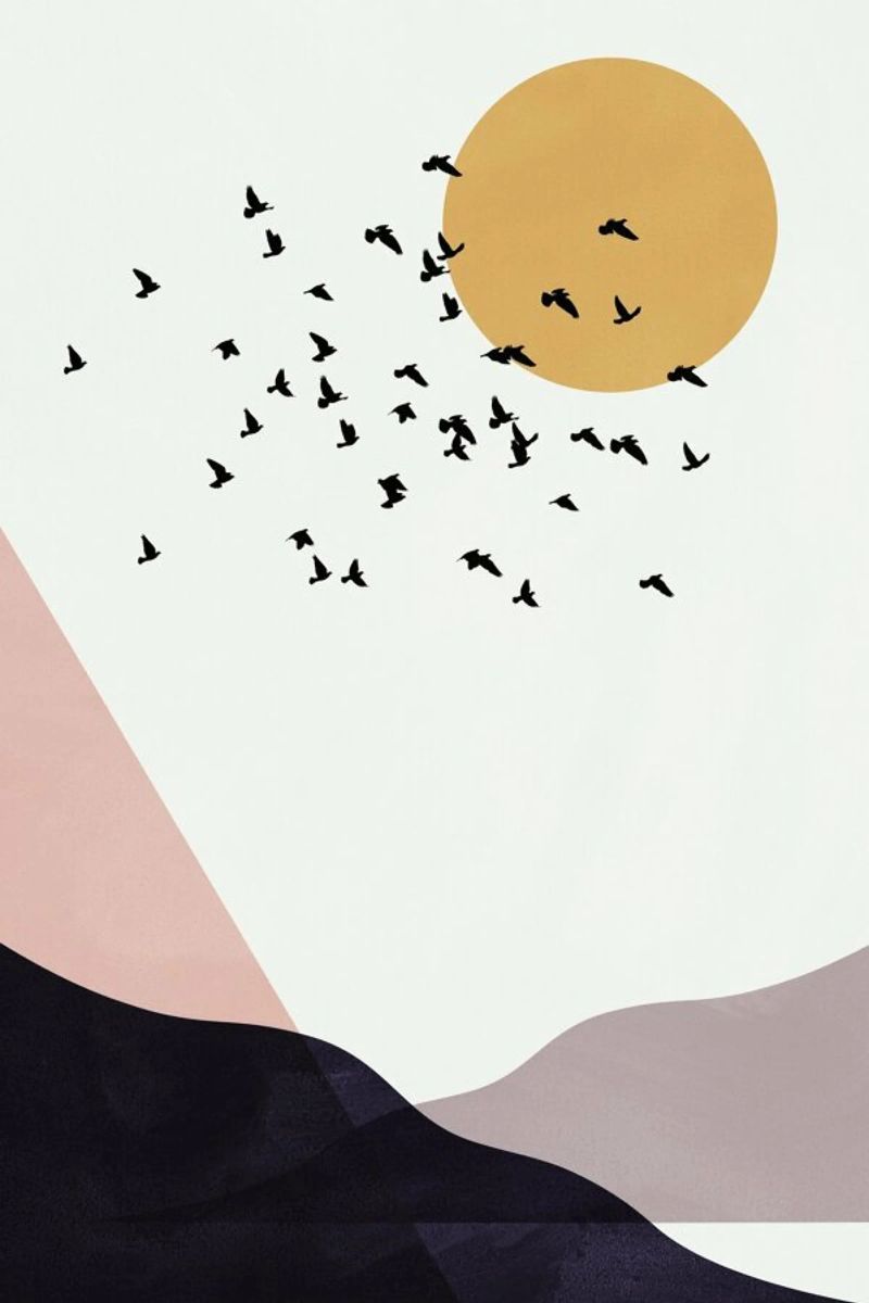 Flock Of Birds III poster de Pure