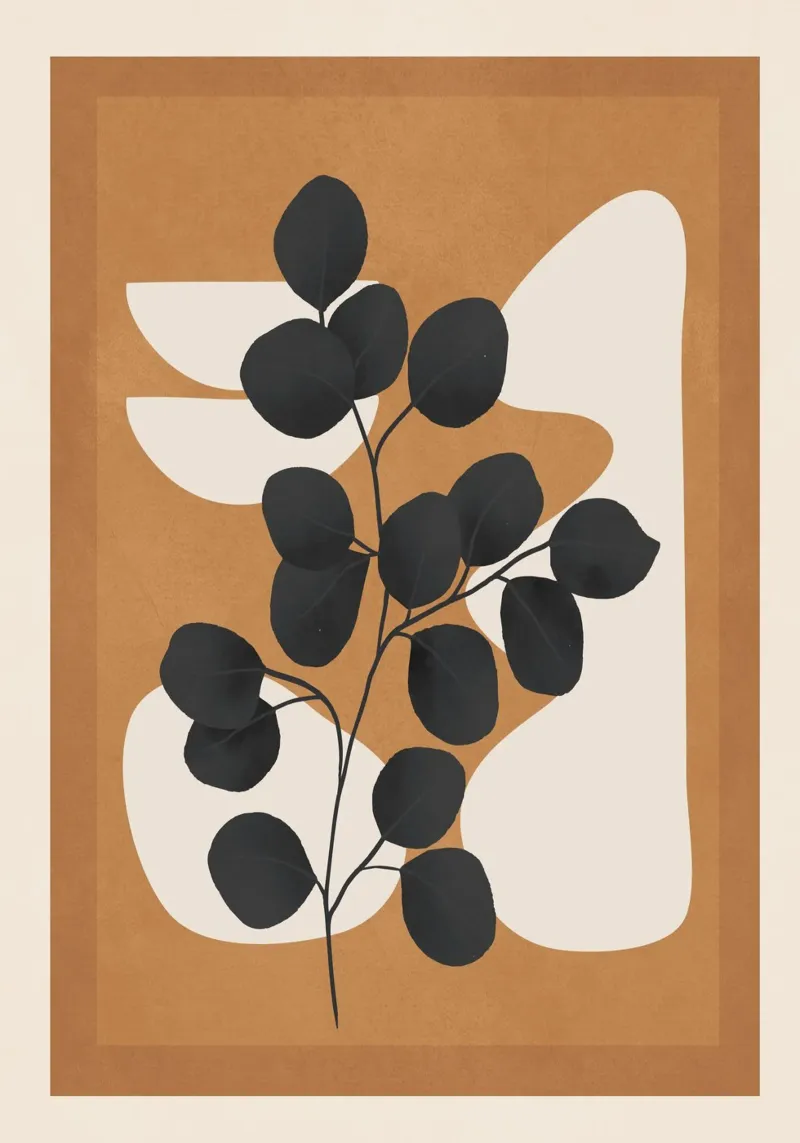 Minimalist Abstract Art Branch 5 pannello forex da Nadjaa