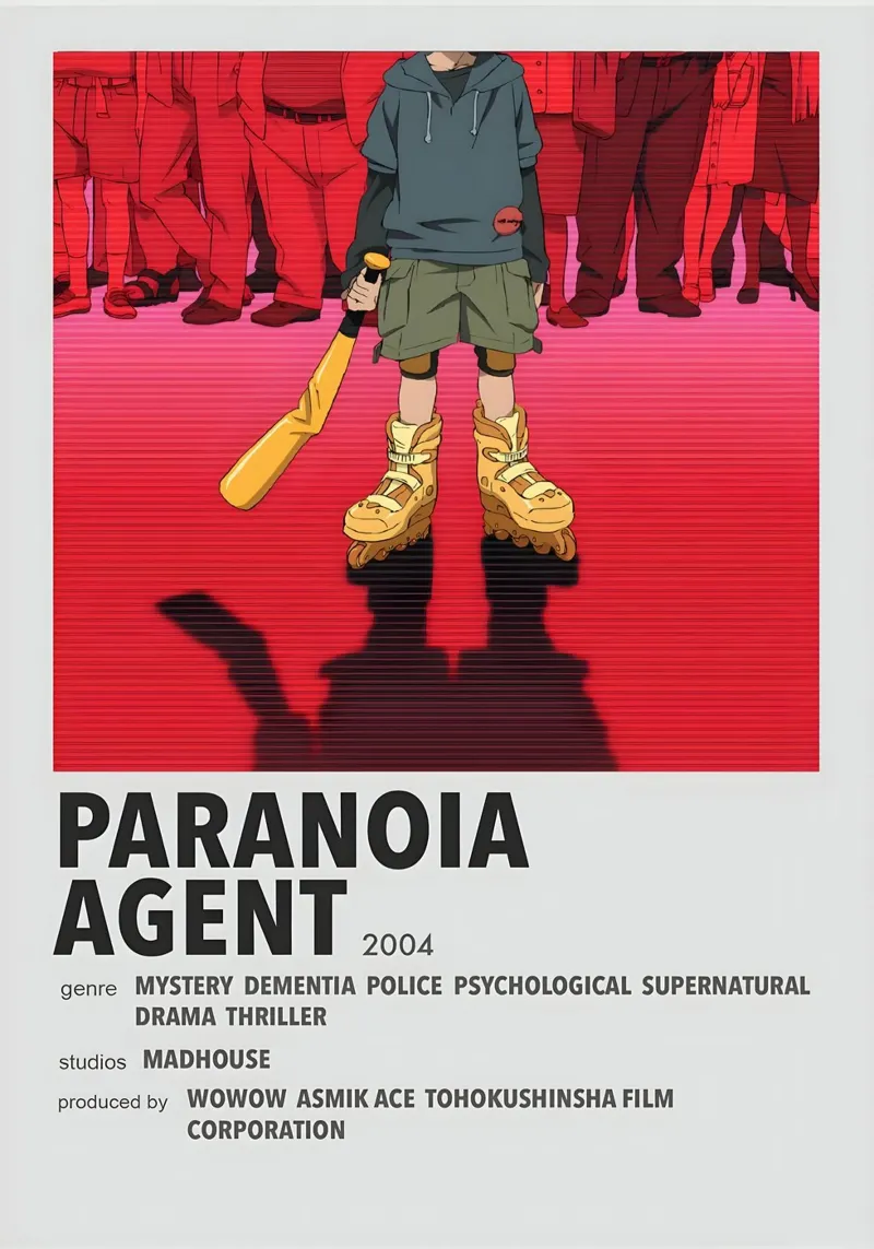 PARANOIA AGENT 2004 poster da Totoya