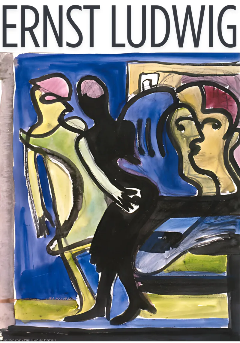 Ernst Ludwig Kirchner - View into a Cafe Hahnemühle von tokovictory