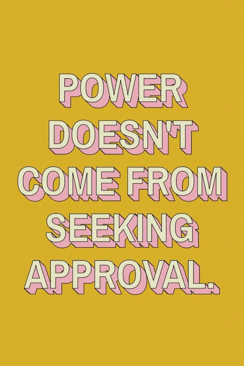 Power Isn't Approval pellicola backlit da Studio One