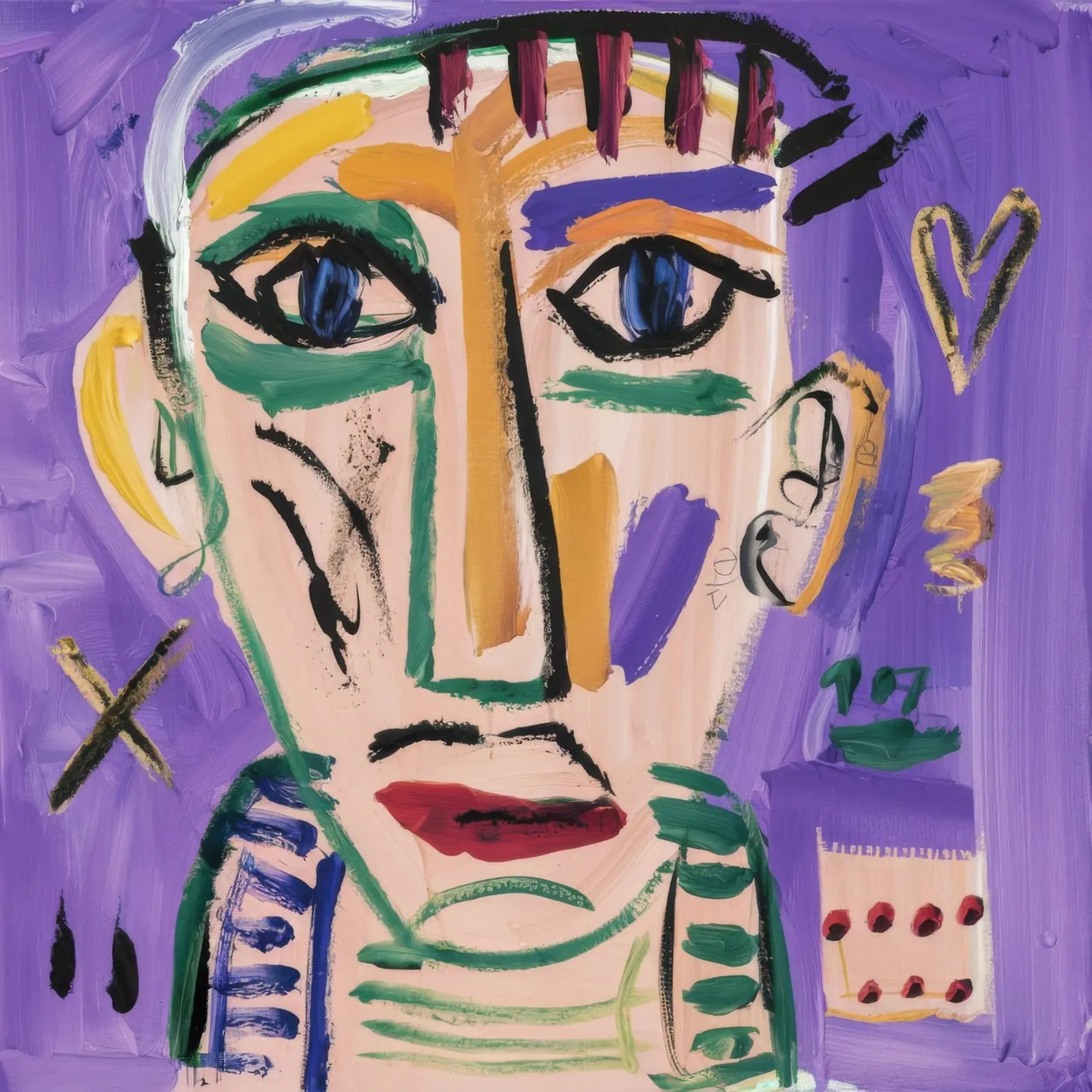 Abstract Portrait Masterpiece hahnemühle by Lunar Templar
