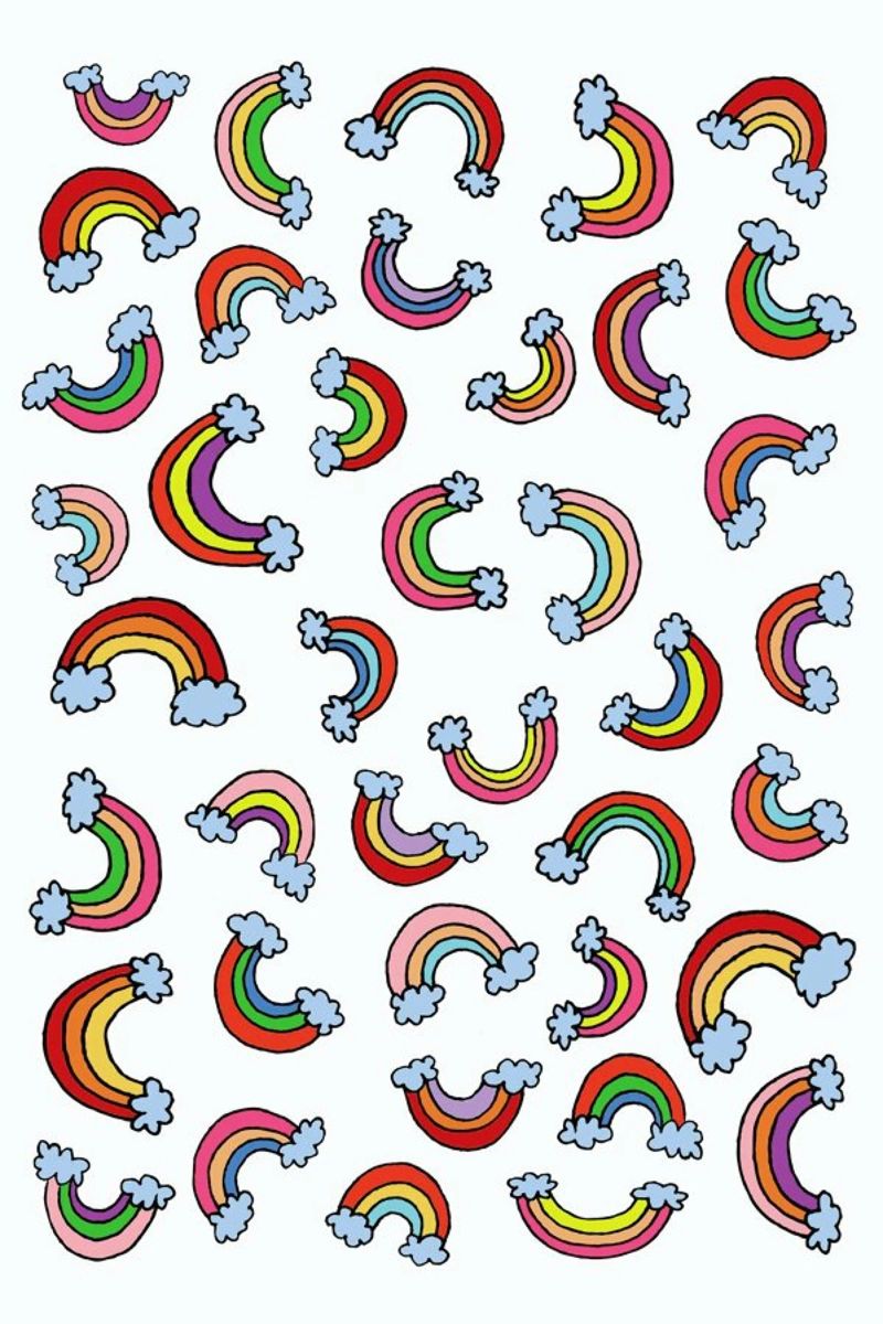 Rainbow Pattern pellicola backlit da KP Design
