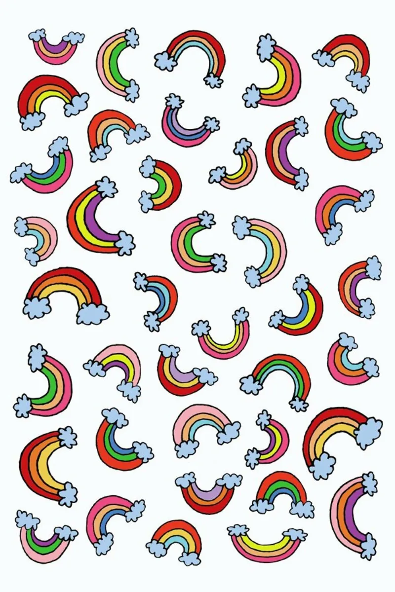 Rainbow Pattern pellicola backlit da KP Design