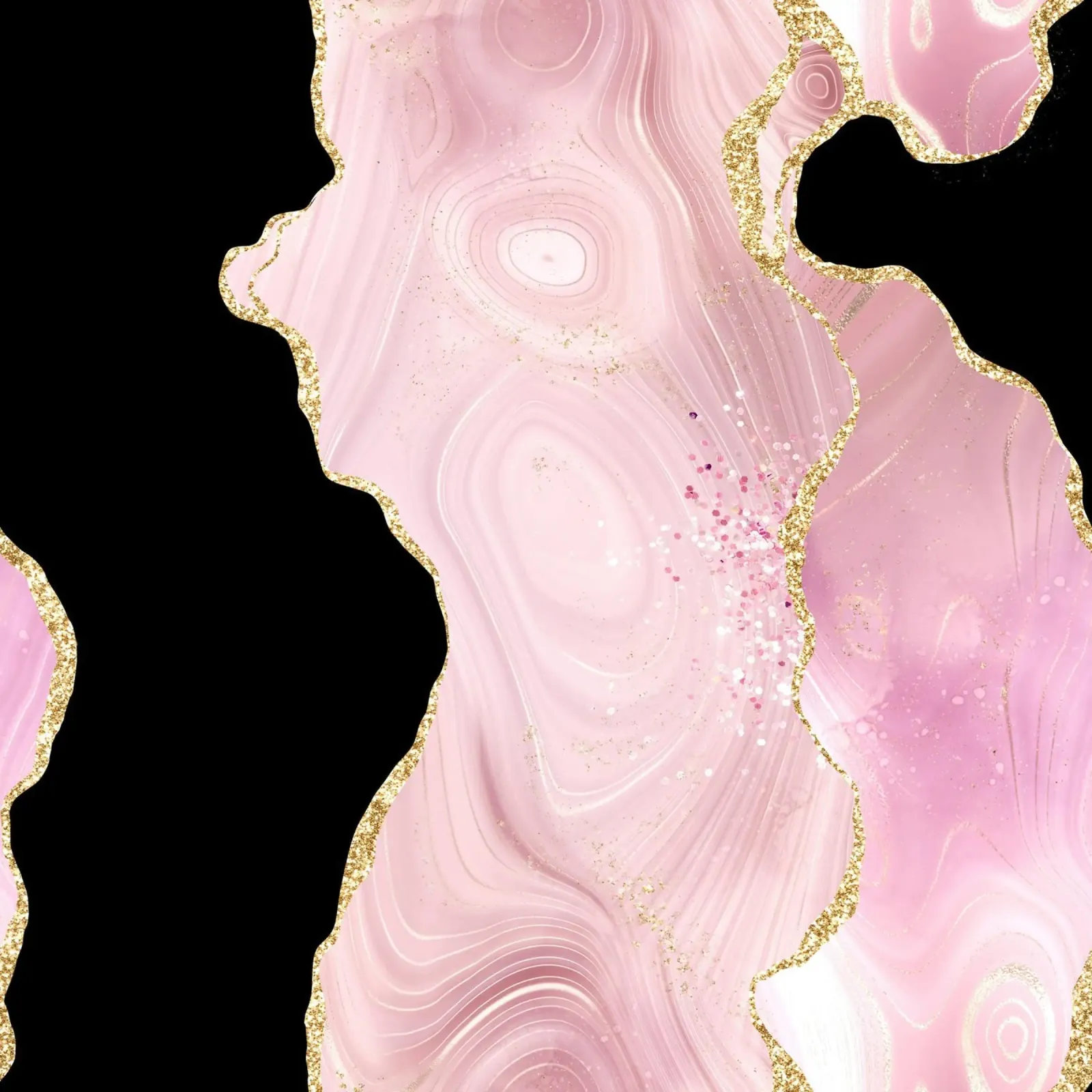 Agata glitterata rosa e oro Texture 02 pellicola backlit da Gemstone Textures