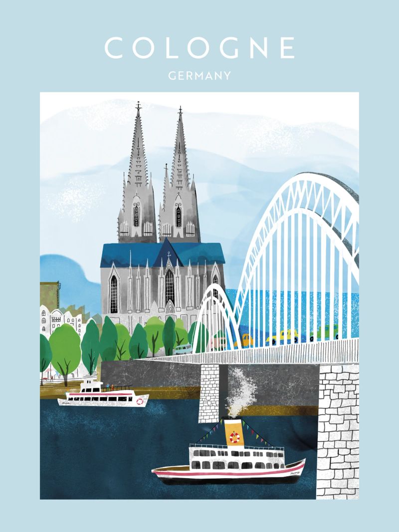 Köln Köln Poster von DYDesign