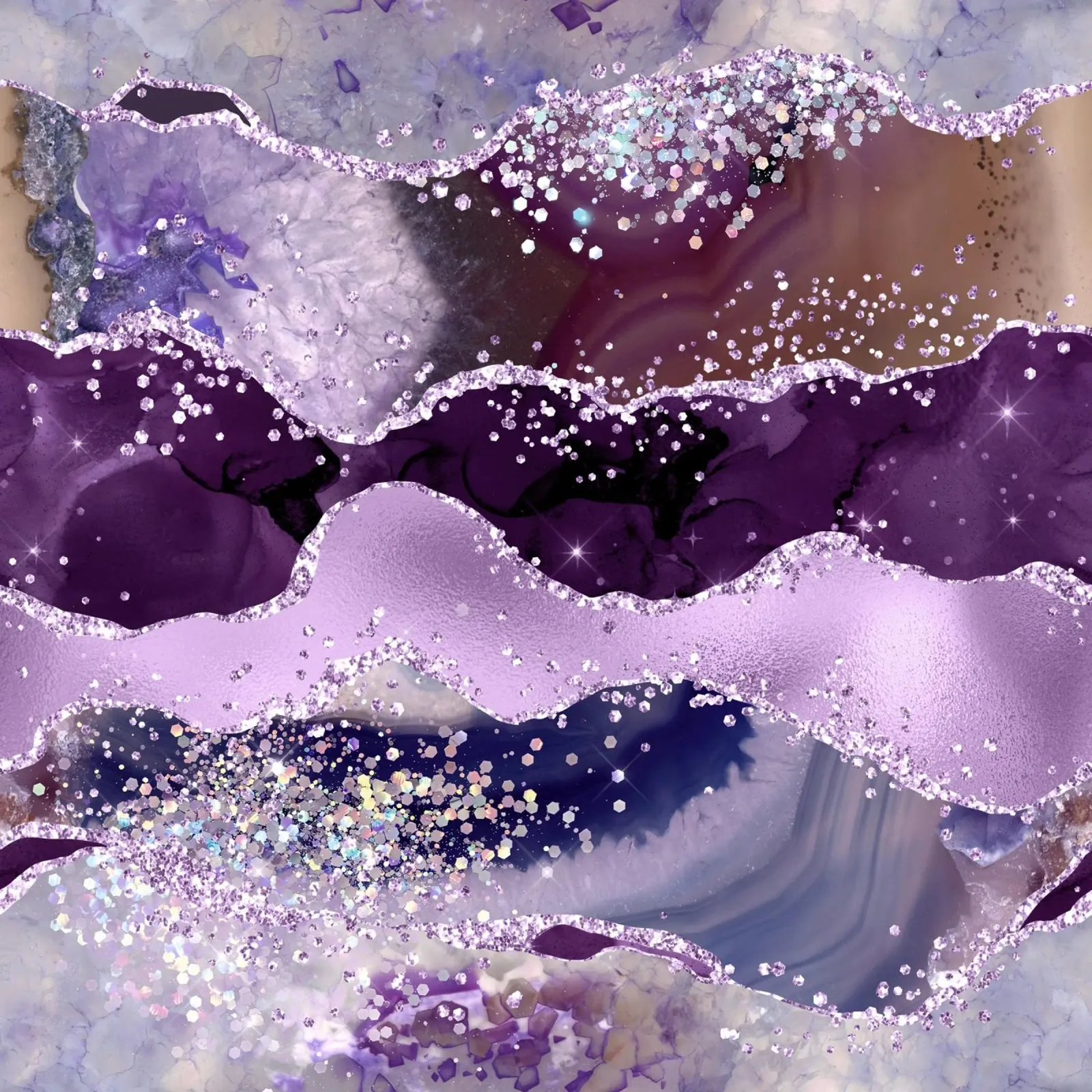 Texture Agata viola glitterata 06 pellicola backlit da Gemstone Textures