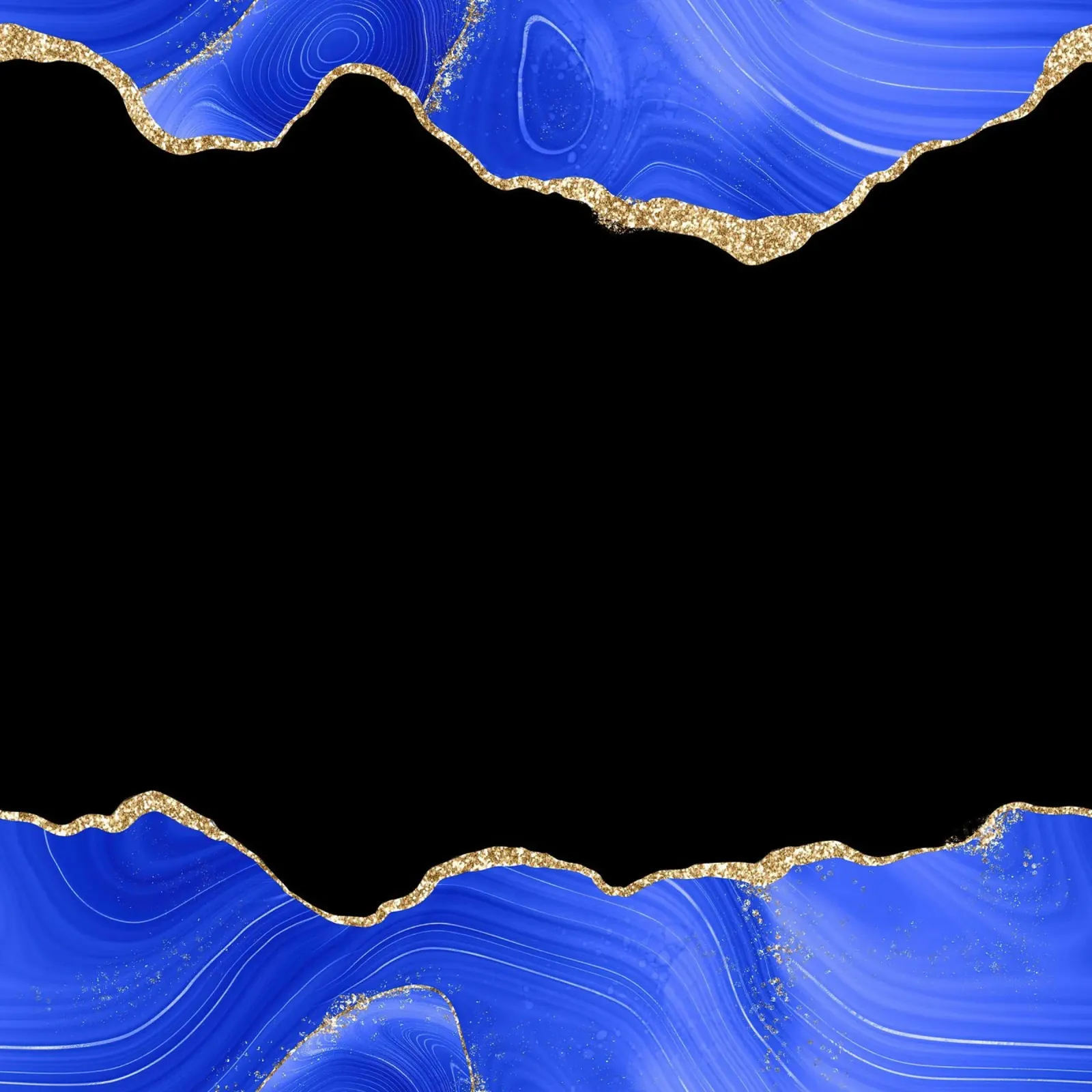 Texture agata blu reale e oro 04 poster da Gemstone Textures