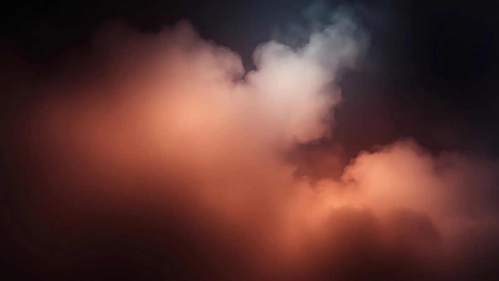 Colorful clouds swirl in the night sky mystical atmospher poster by DesignDoodle