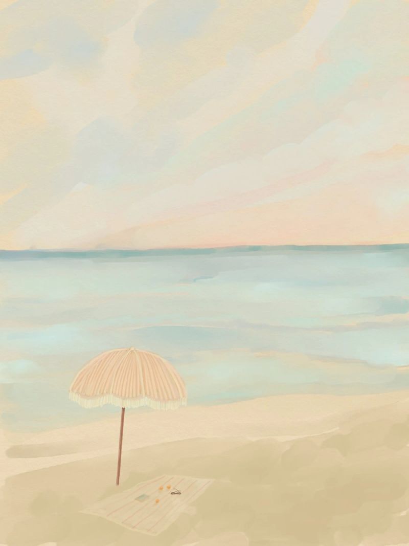 Beach, Please! poster de Katharina Puritscher