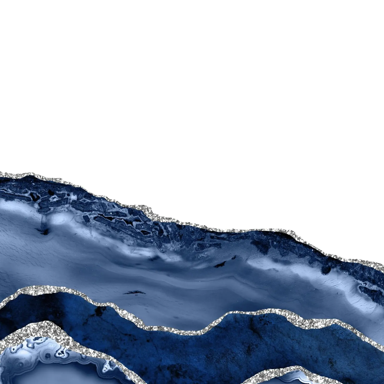Texture Agata Navy e Argento 06 poster da Gemstone Textures