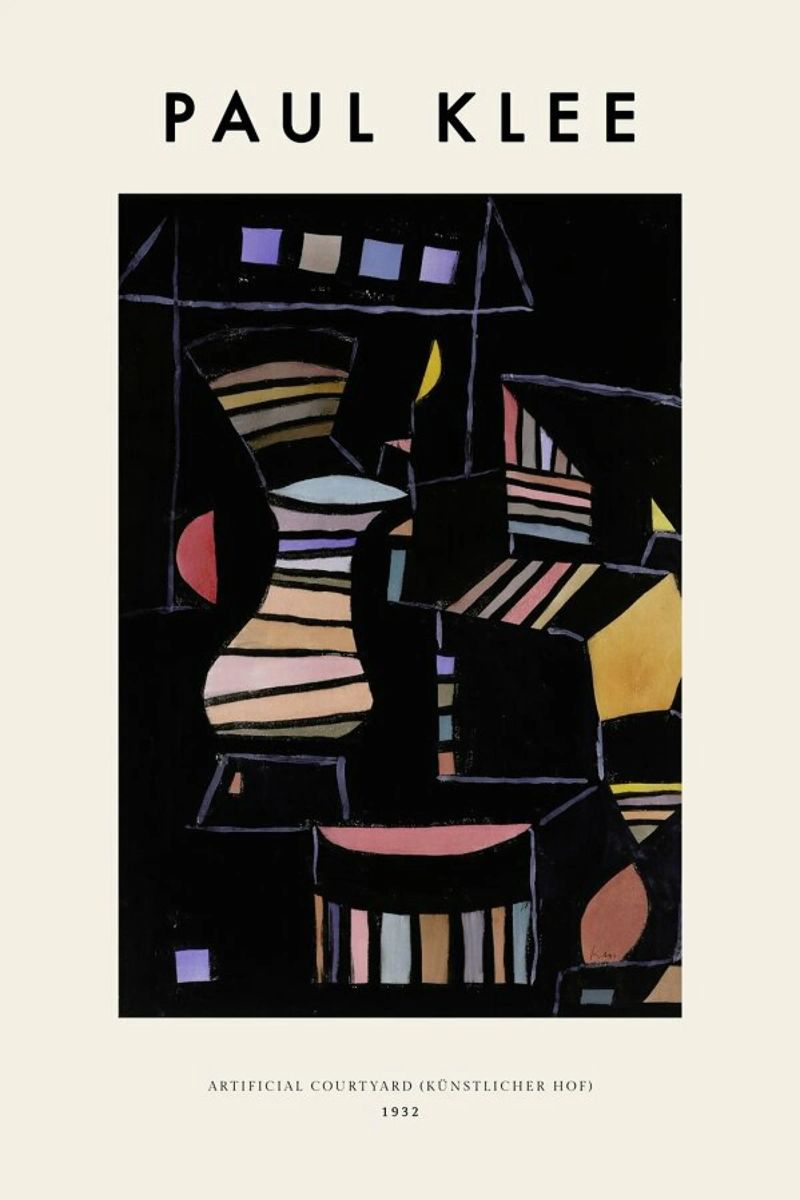 Klee - Artificial Courtyard poster da ARTOTHEK