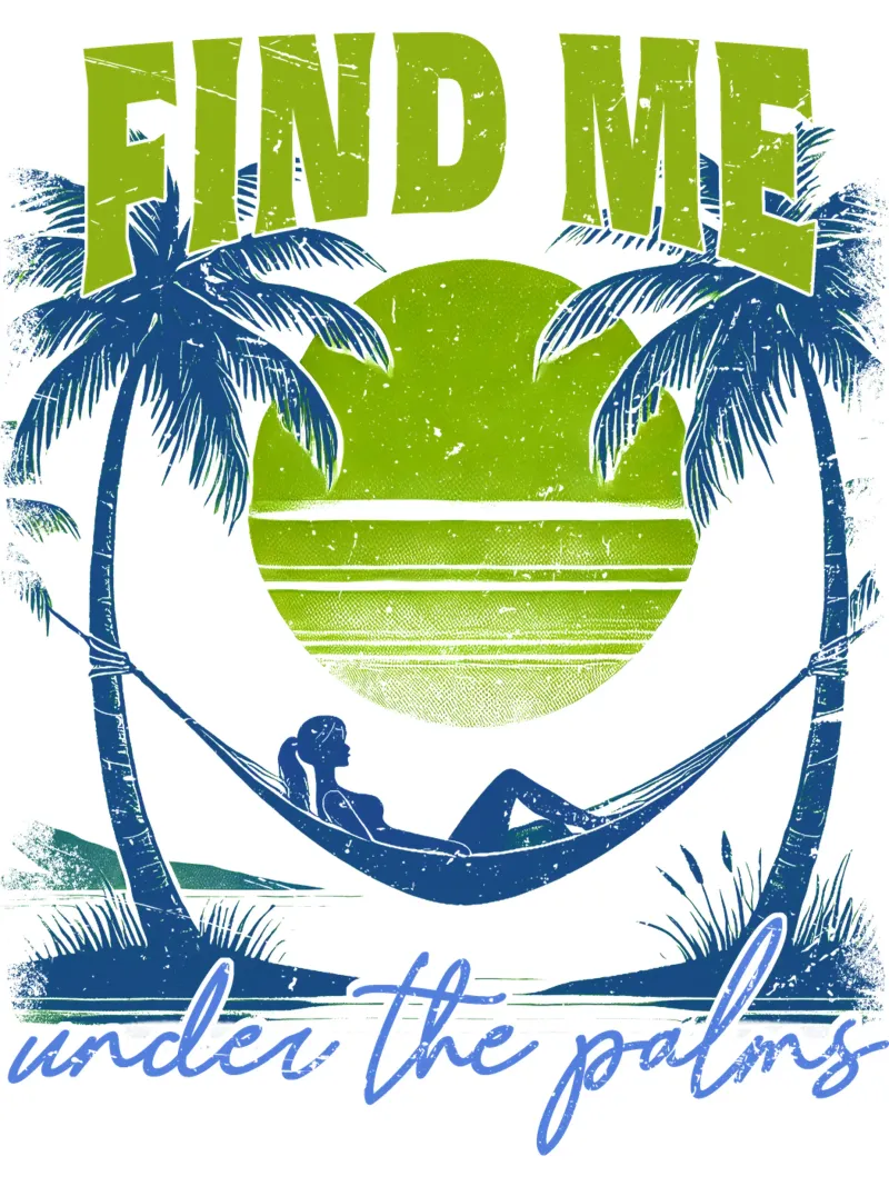 Find me under the palms pellicola backlit da Kt10 Designs