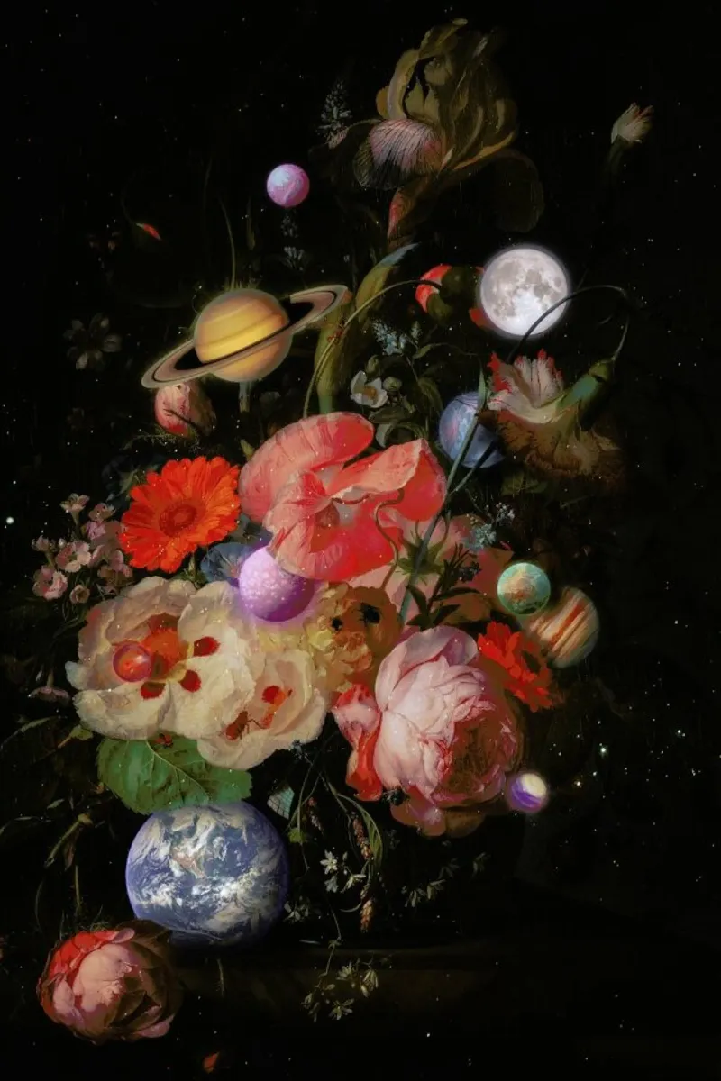 Bouquet Of Planets pellicola backlit da Jonas Loose