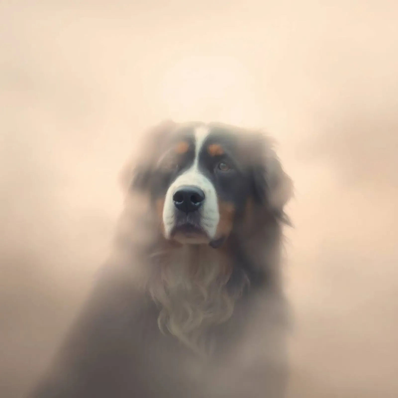 Bellissimo cane da montagna bernese #160 tela con Cornice a cassetta da Yumis.Beargang.and.Me