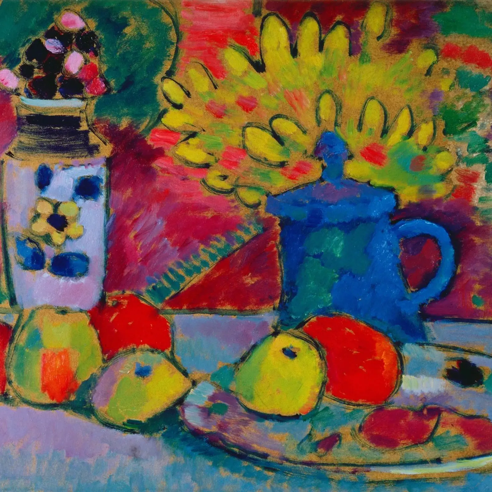 Alexej von Jawlensky - Natura morta con fiori e frutta pellicola backlit da ARTOTHEK